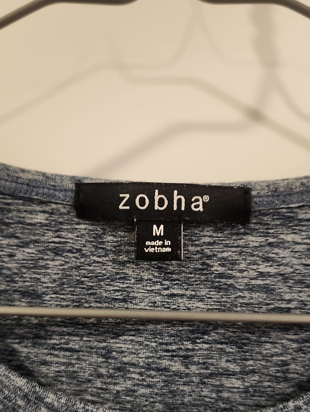 P2P 15.5" Zobha Heathered Navy Twist-Front Tank - Picture 2 of 4